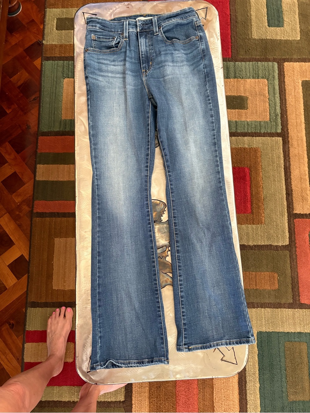 Levi's Light Blue Flare Jeans